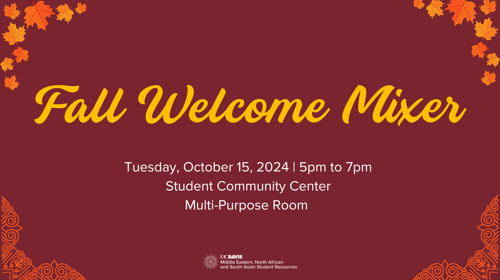 Fall 2024 Mixer